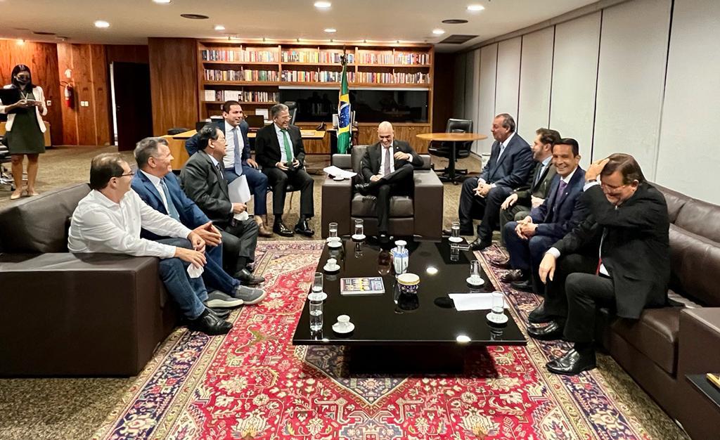 Bancada do AM se reúne com Alexandre de Moraes para discutir ADI contra decretos de Bolsonaro que prejudicam ZFM