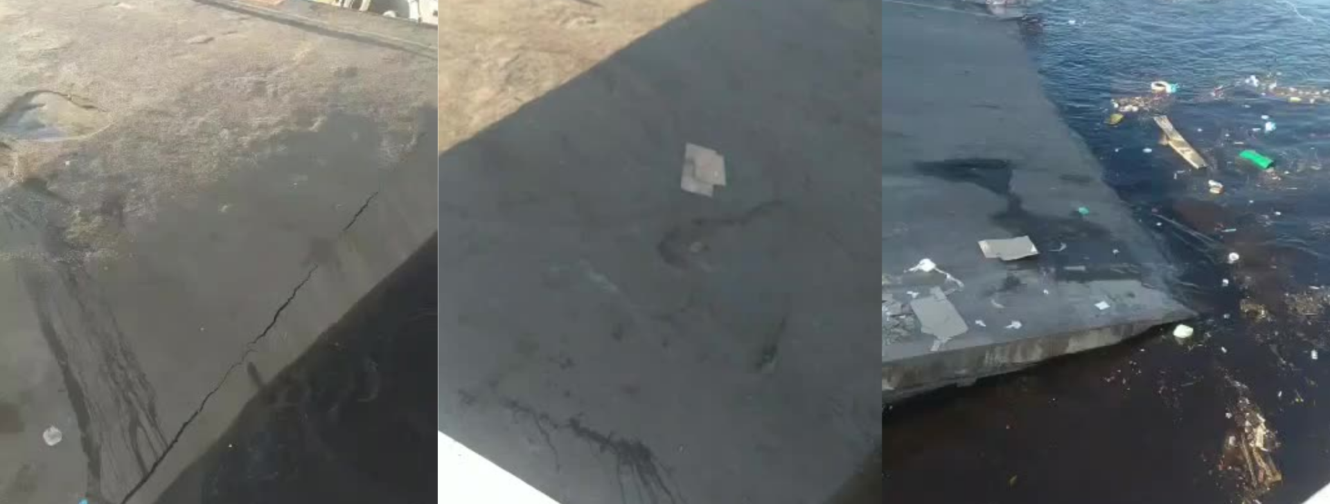 Parte do Porto Flutuante de Manaus se rompe e naufraga; caminhoneiros e usuários saem às pressas do local