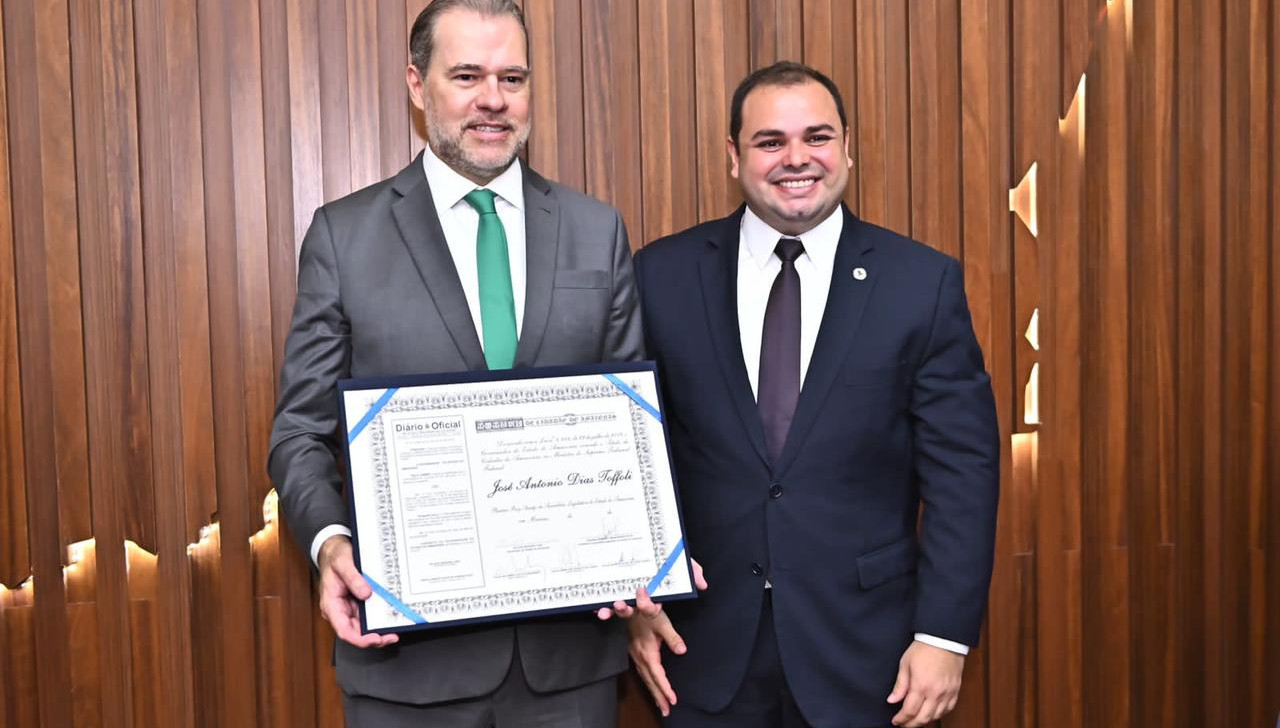 ‘Reconhecimento à postura equilibrada e responsável’, define presidente da Aleam sobre título a ministro Dias Toffoli