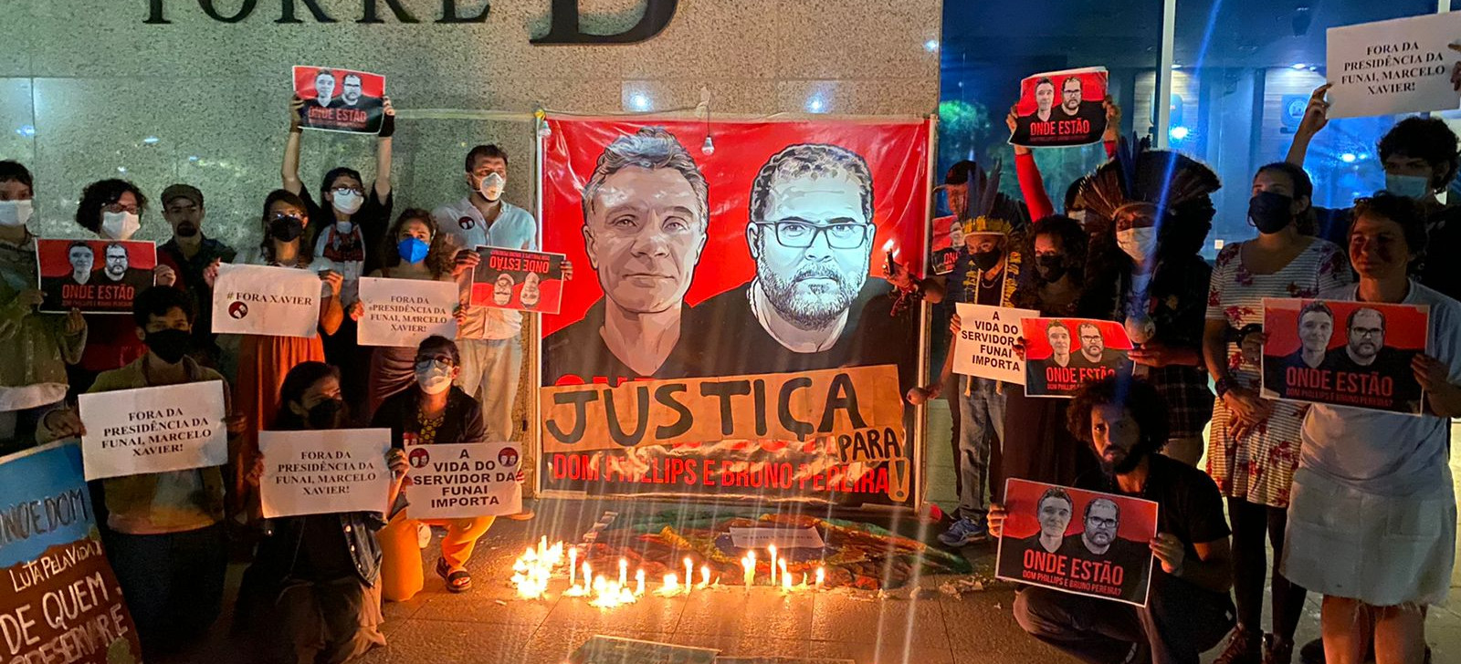 ‘Exemplo de indigenismo’, dizem funcionários da Funai em vigília por Bruno Araújo e Dom Phillips