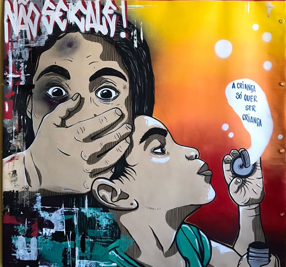 Violência contra crianças e adolescentes é retratada em exposição artística; projeto traz obras visuais de artistas amazonenses