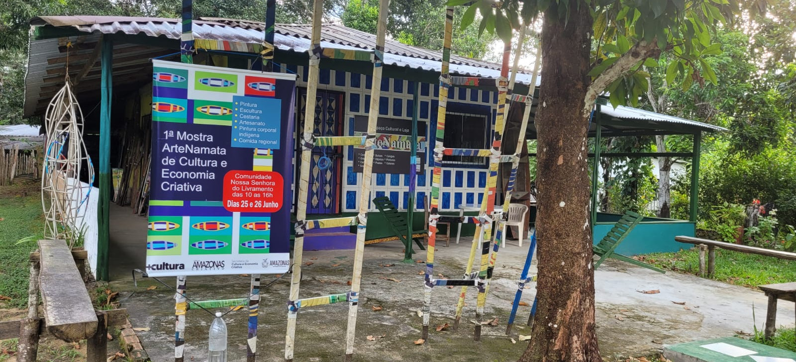 1ª Mostra ArteNaMata é a alternativa para este fim de semana em comunidade no interior do Amazonas