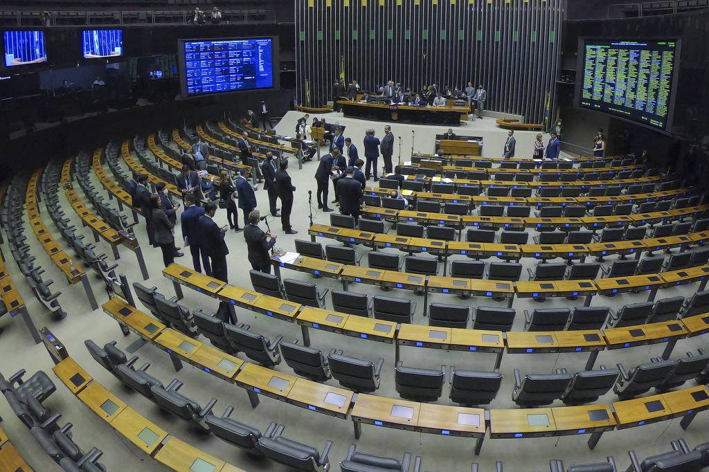 Plenário da Câmara durante sessão conjunta do Congresso (Agência Senado)