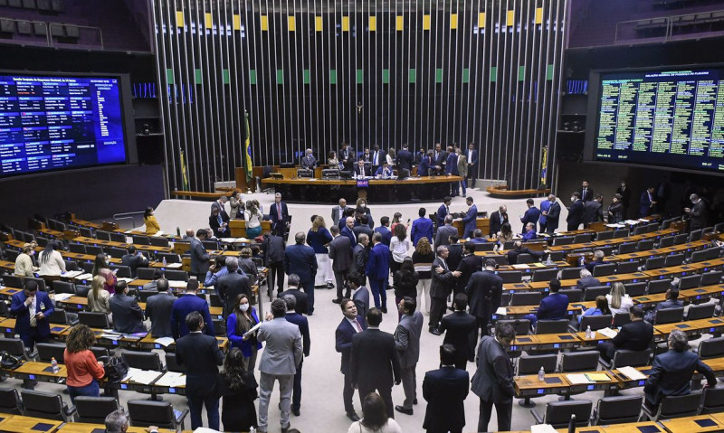 Parlamentares votam destaques ao texto-base (Jefferson Rudy/Agência Senado/Direitos Reservados)