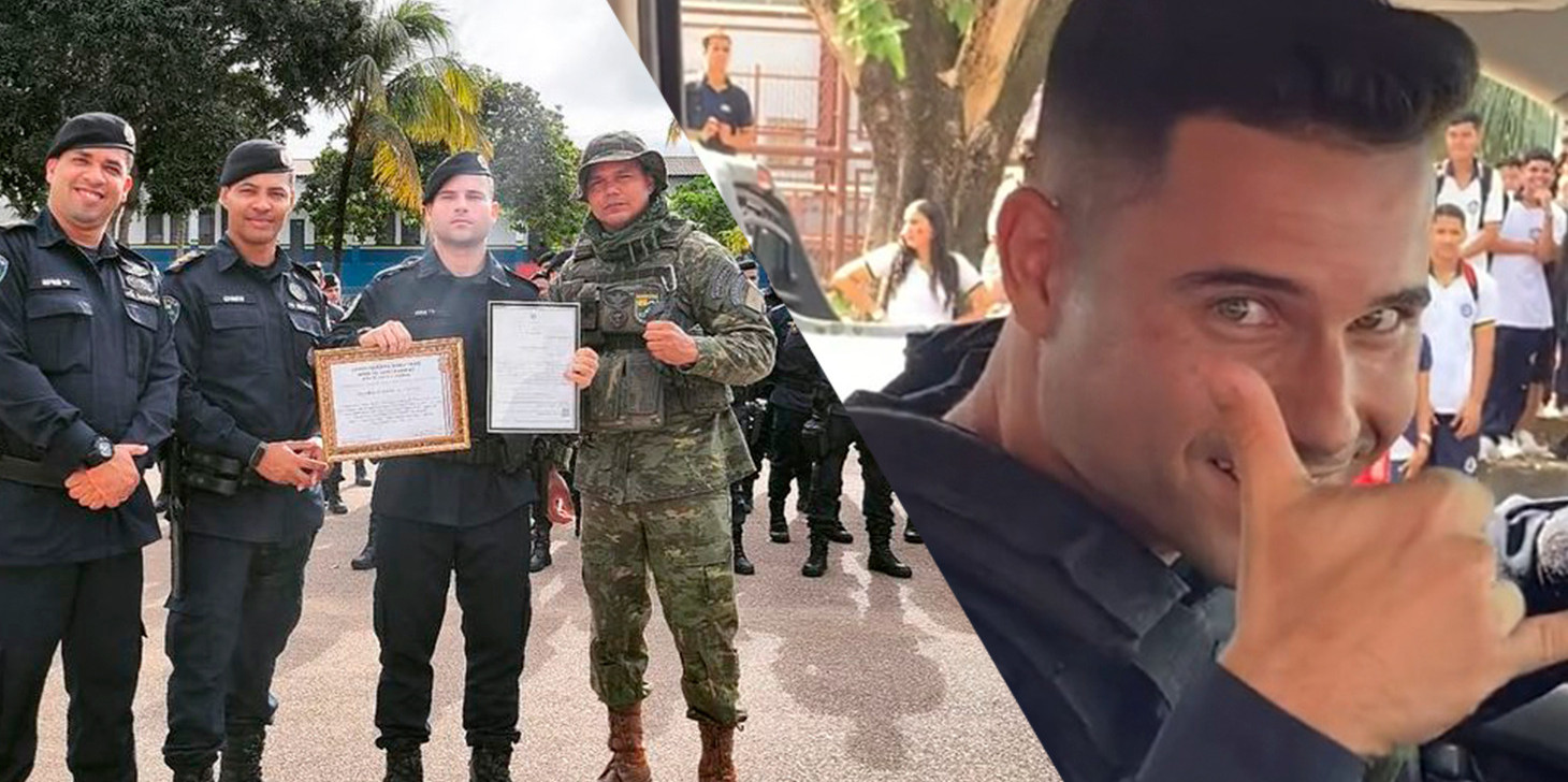 De ‘reservado’ a figura pública: conheça o ‘PM gato’ de Rondônia que está conquistando o Brasil