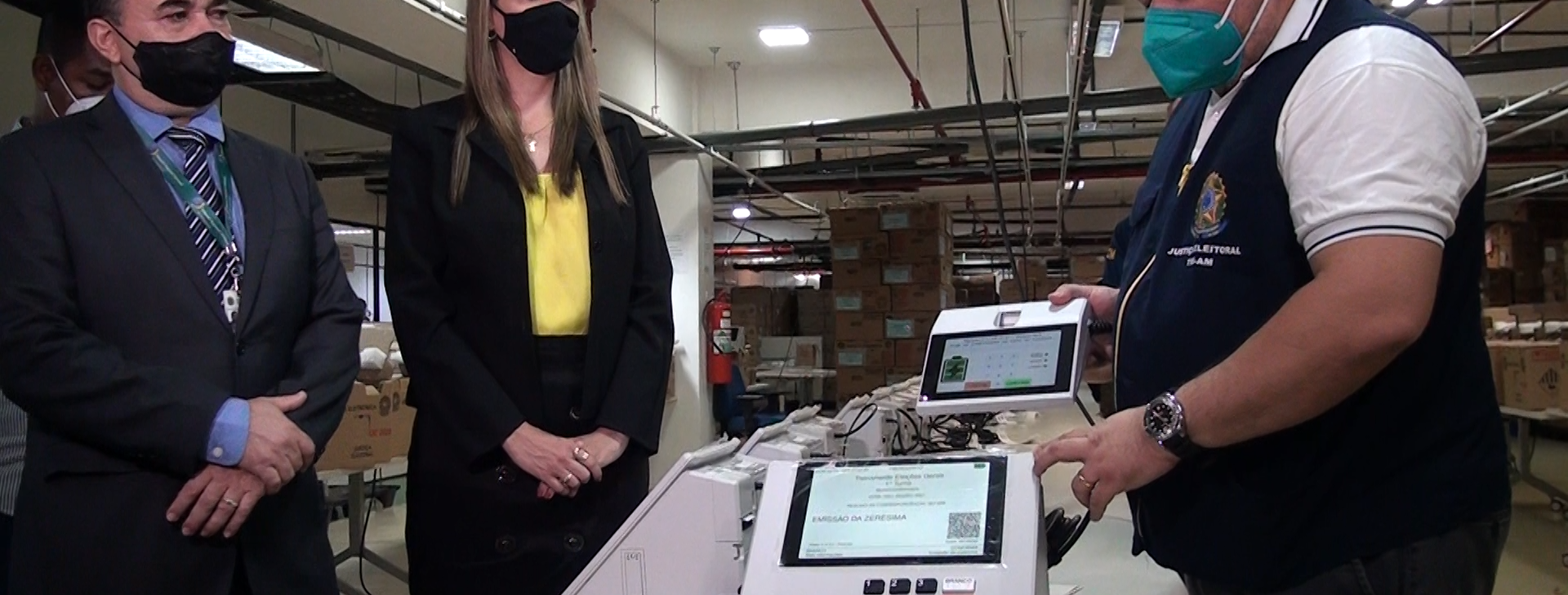 TRE-AM divulga novas urnas que serão usadas durante o pleito eleitoral