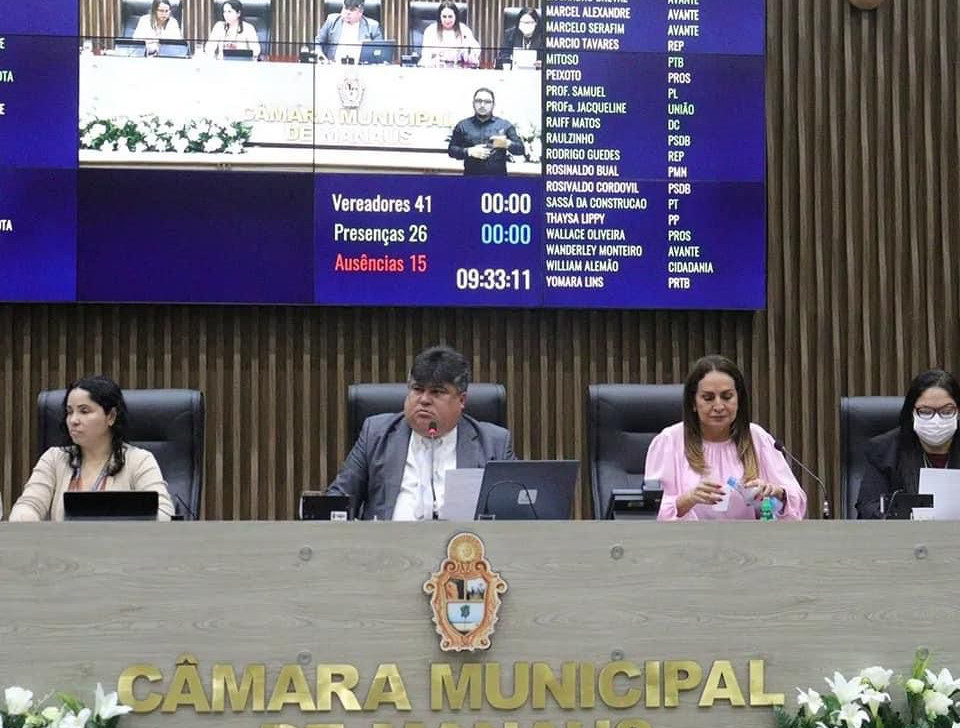 Vereadores aprovam lei que estima em R$ 7,8 bilhões o orçamento da Prefeitura de Manaus para 2023