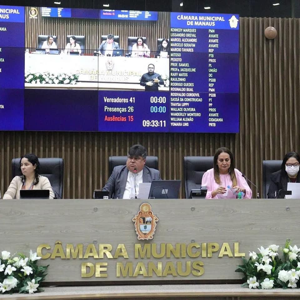 Vereadores aprovam lei que estima em R$ 7,8 bilhões o orçamento da Prefeitura de Manaus para 2023