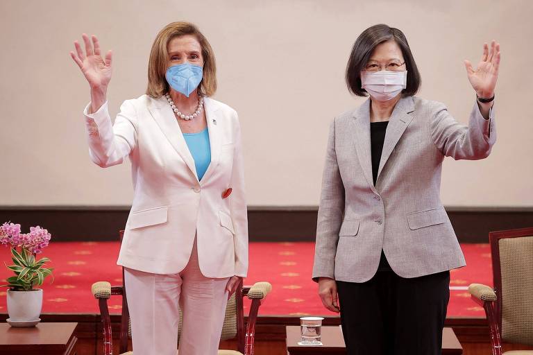 Em retaliação à visita de Nancy Pelosi, China dispara ao menos 11 mísseis balísticos contra Taiwan