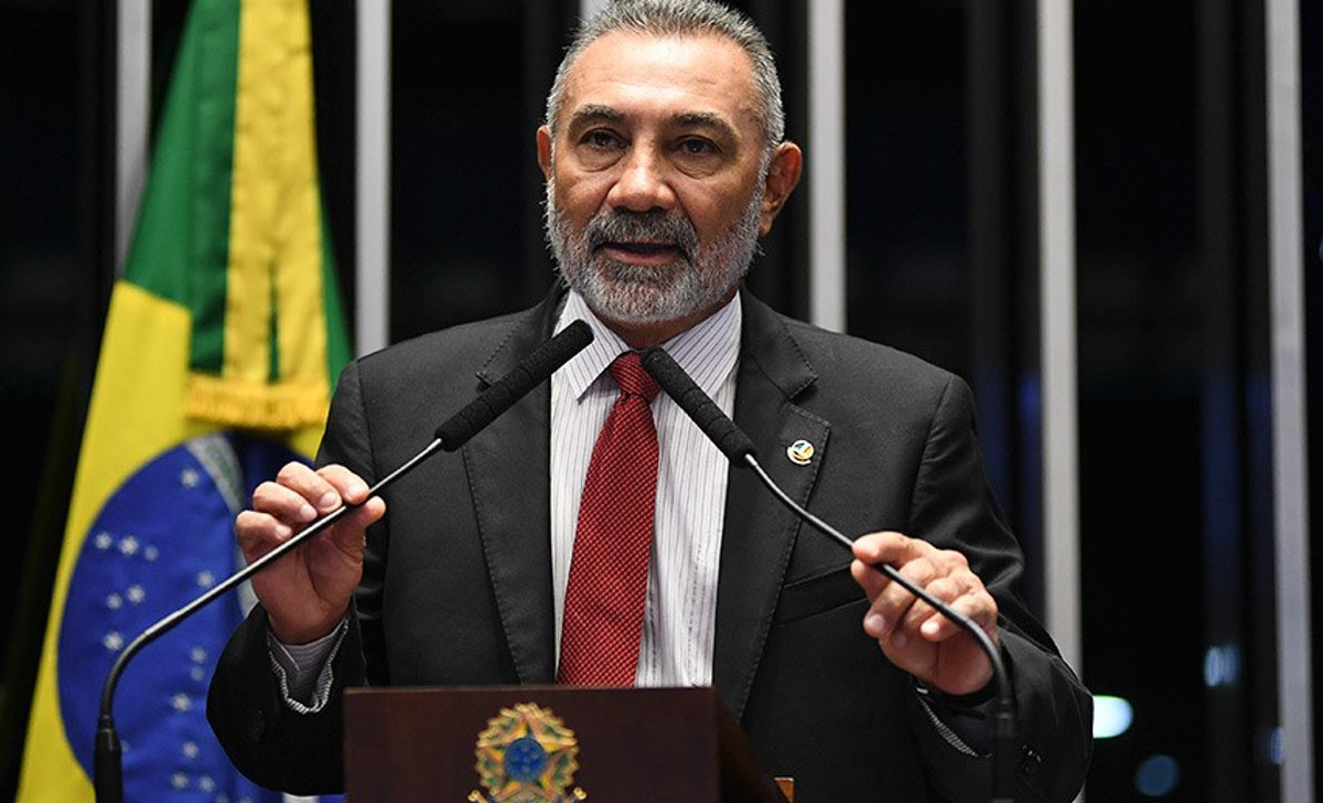 Senador e candidato à reeleição, Telmário Mota. (Jefferson Rudy - Agência Senado)