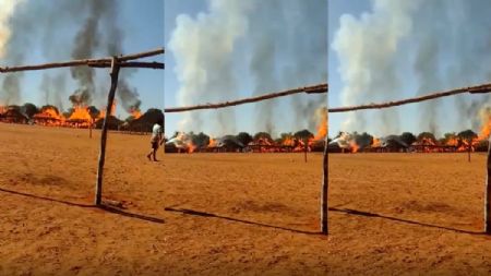 MPF solicita que Polícia Federal e Funai investiguem incêndio que atingiu casas em aldeia Xavante, no Mato Grosso
