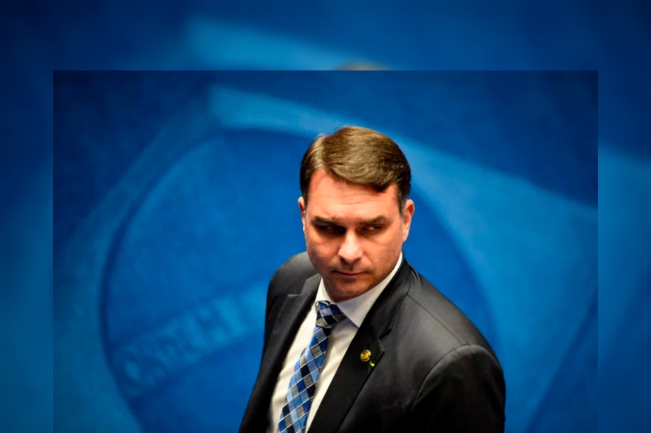 O senador Flávio Bolsonaro (PL-RJ) (Antonio Molina/Fotoarena)