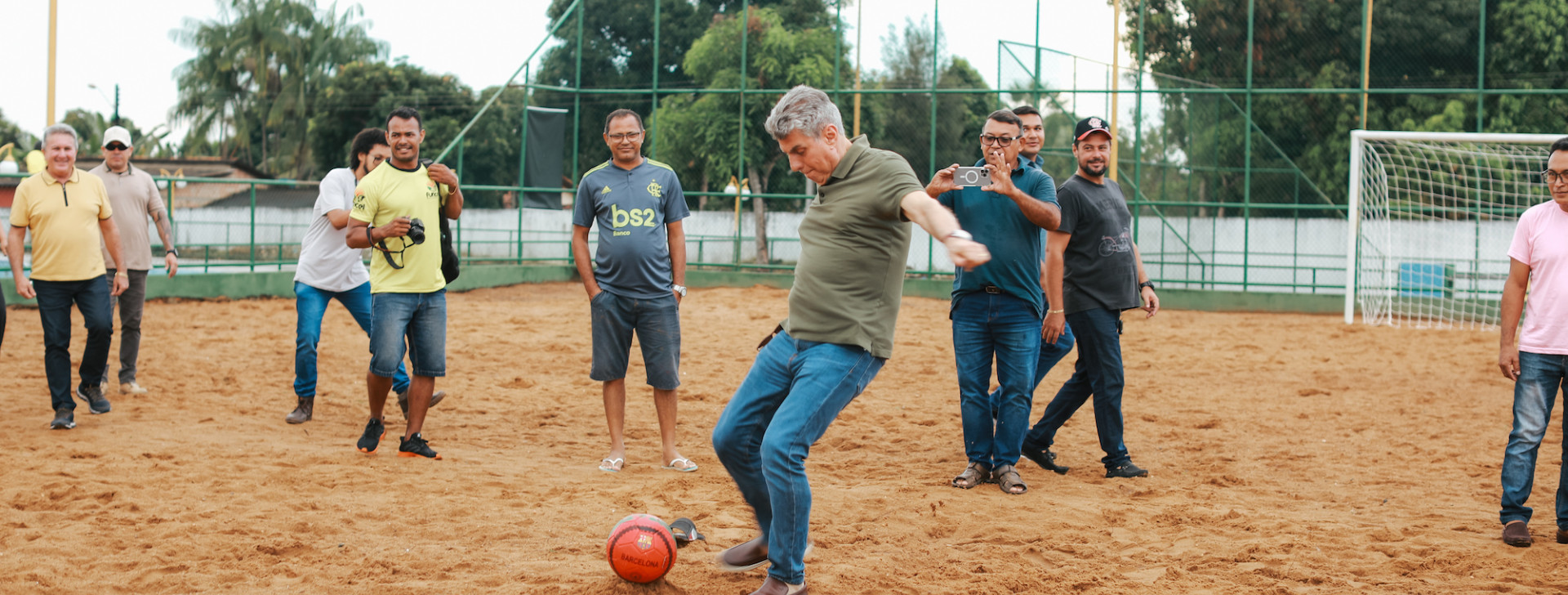 ‘Resultado do trabalho’, destaca Romero Jucá, candidato ao Senado por RR, ao visitar Vila Olímpica em Iracema