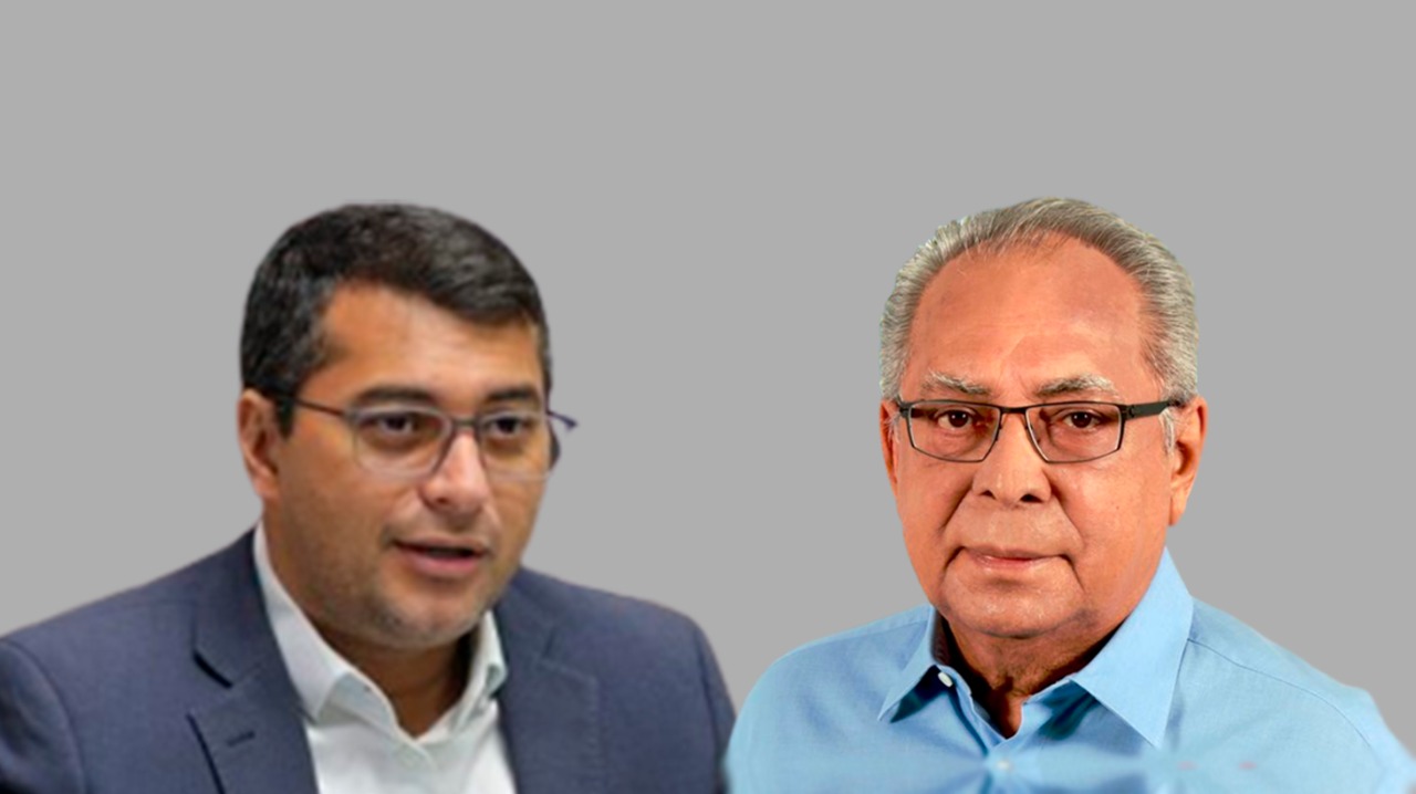 Pela primeira vez, pesquisa aponta Wilson Lima à frente de Amazonino na disputa pelo Governo do AM