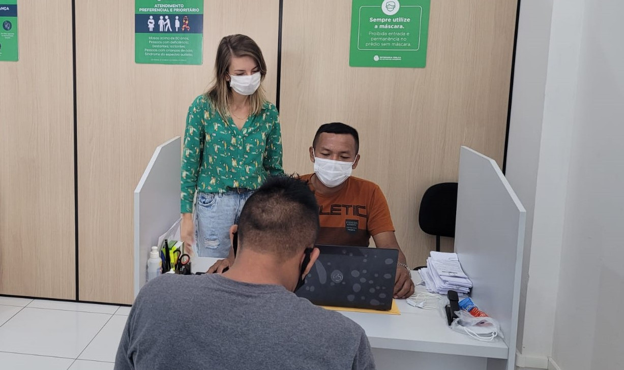 Intérpretes indígenas da Defensoria ajudam população no acesso à Justiça no Alto Rio Negro, no AM