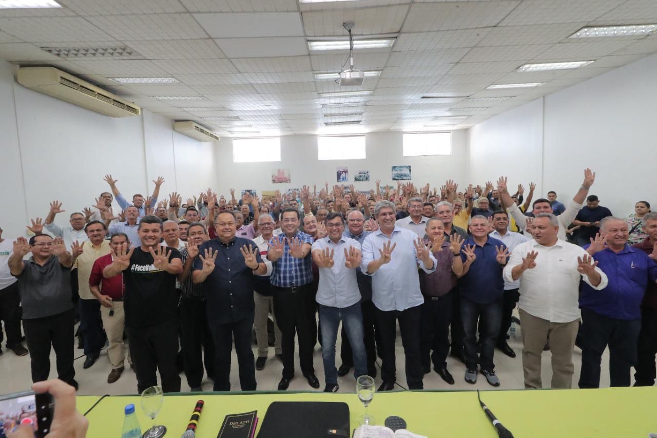 Eleições no AM: Wilson Lima se reúne com 61 pastores e sela apoio da Assembleia de Deus, que abandona Braga