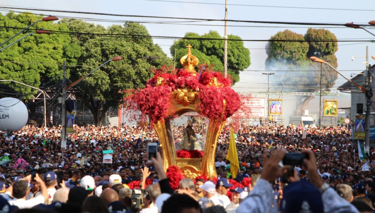 Com o tema ‘Maria, Mãe e Mestra’, Círio de Nazaré volta a contar com a presença de fiéis após dois anos