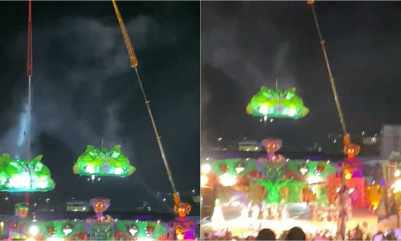 No interior do AM, alegoria de ciranda despenca e 23 pessoas ficam feridas