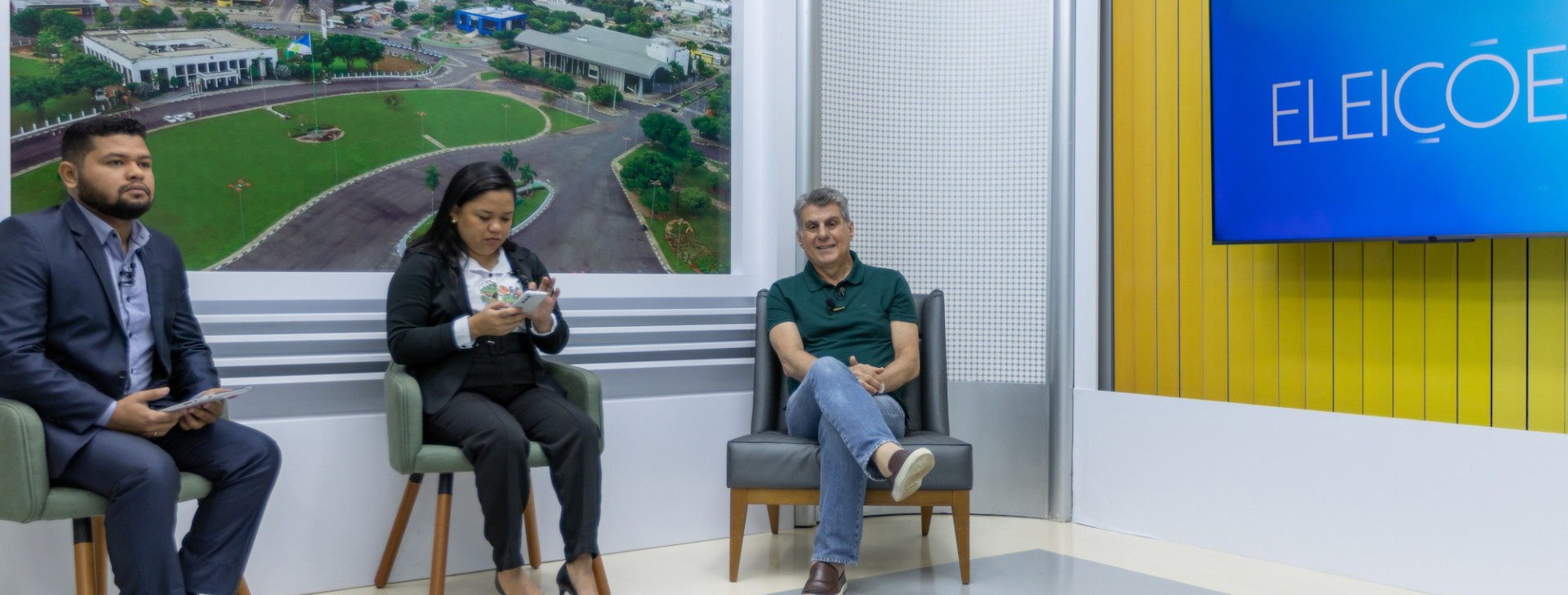 ‘Temos que gerar empregos em RR’, defende candidato ao Senado Romero Jucá em sabatina à emissora de TV local