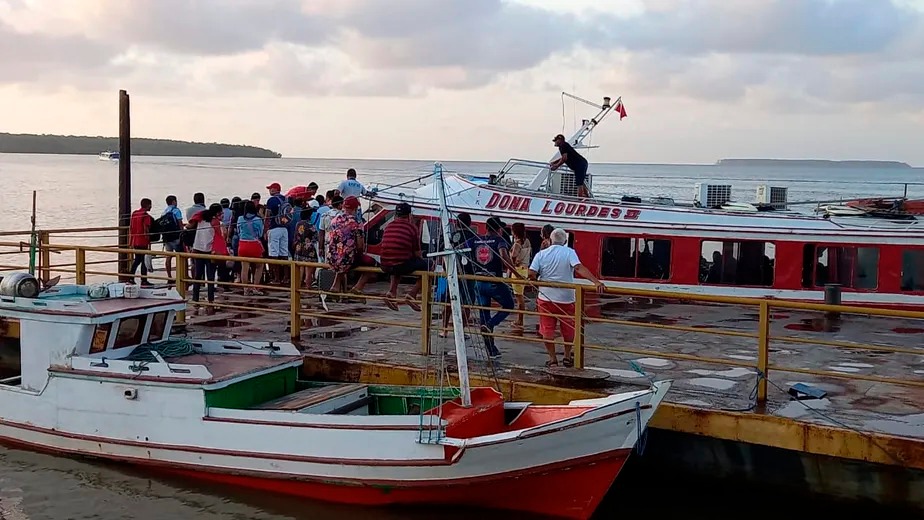 Dona Lourdes 2: barco fazia travessias de Marajó a Belém sem autorização (Reprodução)