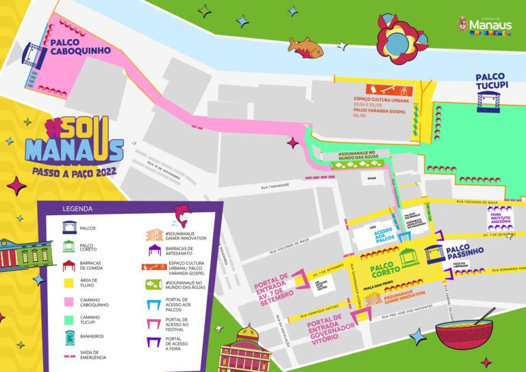 Veja programação completa deste sábado do #SouManaus Passo a Paço 2022
