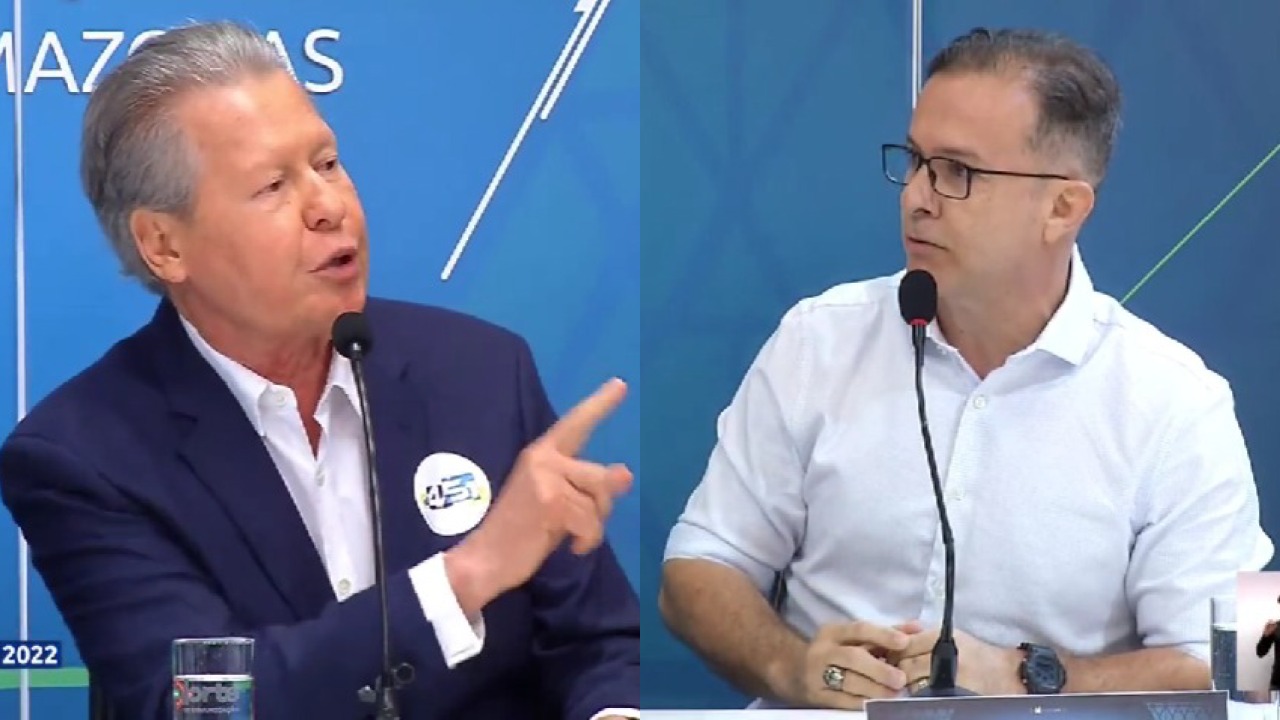‘Mentira sórdida’, afirma Arthur Neto sobre ataques de Chico Preto durante debate entre candidatos ao Senado