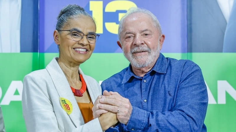 Marina Silva manifesta apoio à candidatura de Lula: ‘É a melhor opção para derrotar Bolsonaro’