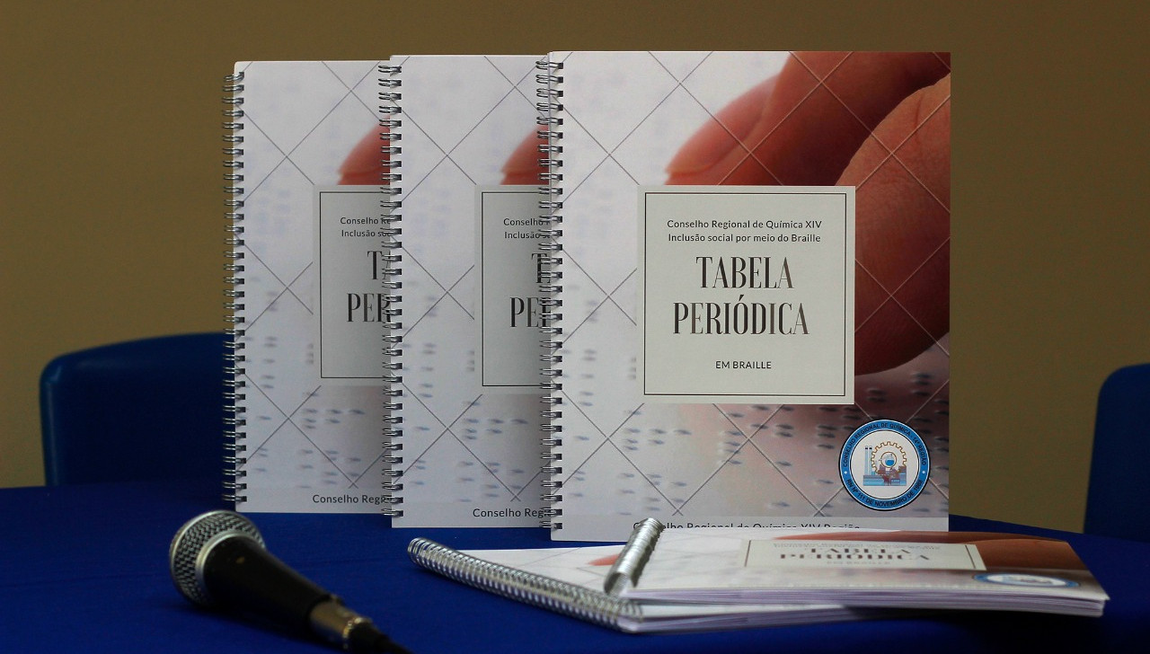 Iniciativa busca possibilitar aos alunos com deficiências visuais um material de apoio para a aprendizagem da disciplina de Química (Divulgação)