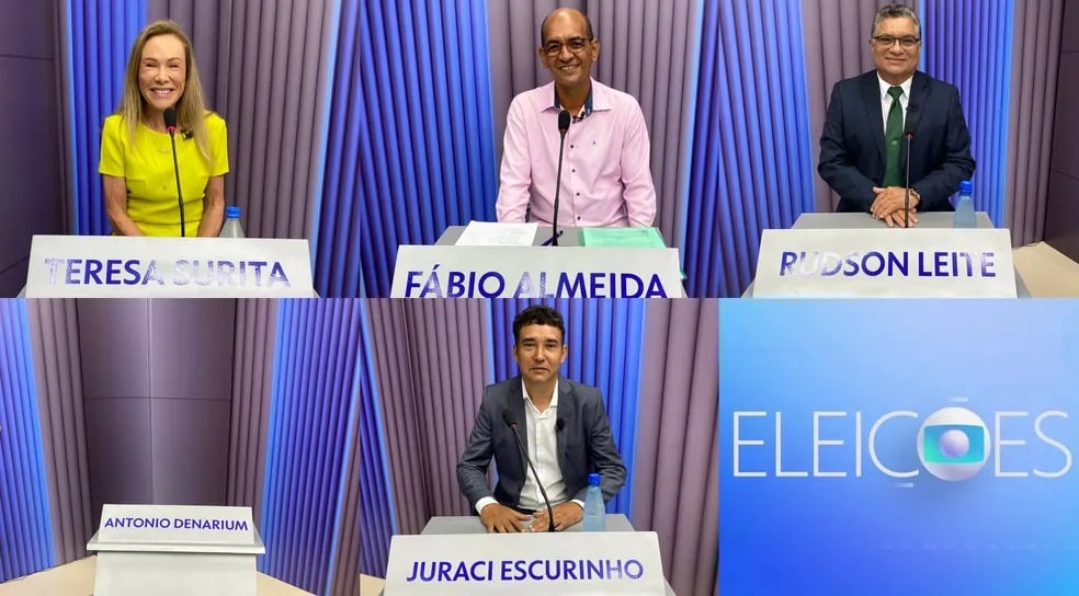 Candidatos ao Governo de RR abordam corrupção, regulamentação do garimpo e melhorias na educação em último debate na TV