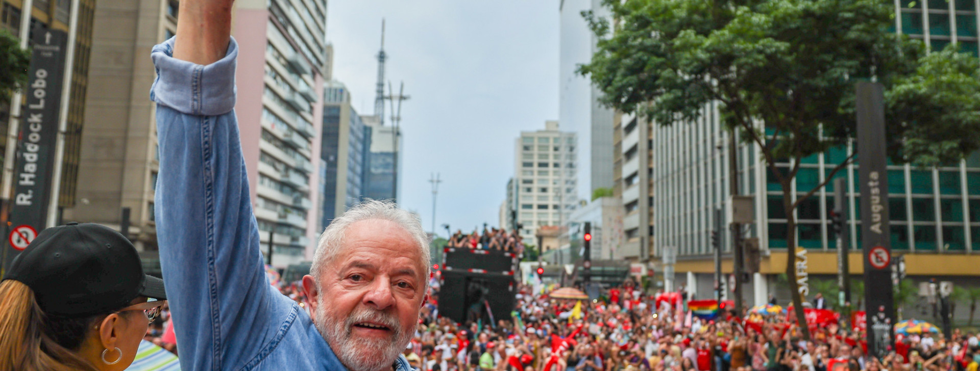 Lula ends campaign with a Walk at Paulista, on October 29, 2022. (Ricardo Stuckert)