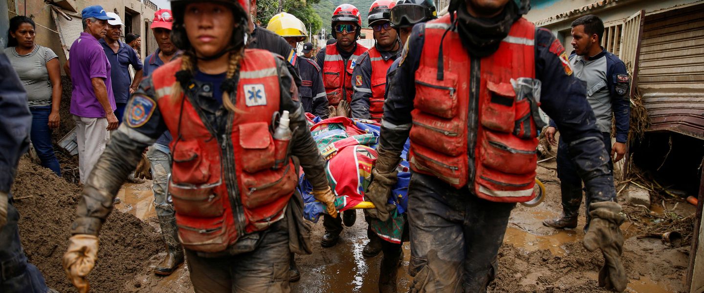 Deslizamento de terra na Venezuela deixa ao menos 25 mortos e 52 desaparecidos
