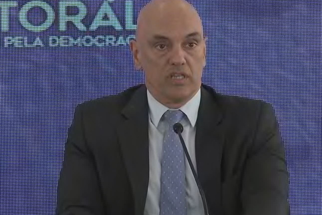 Presidente da Corte eleitoral, ministro Moraes diz que eleição está sendo tranquila e harmoniosa