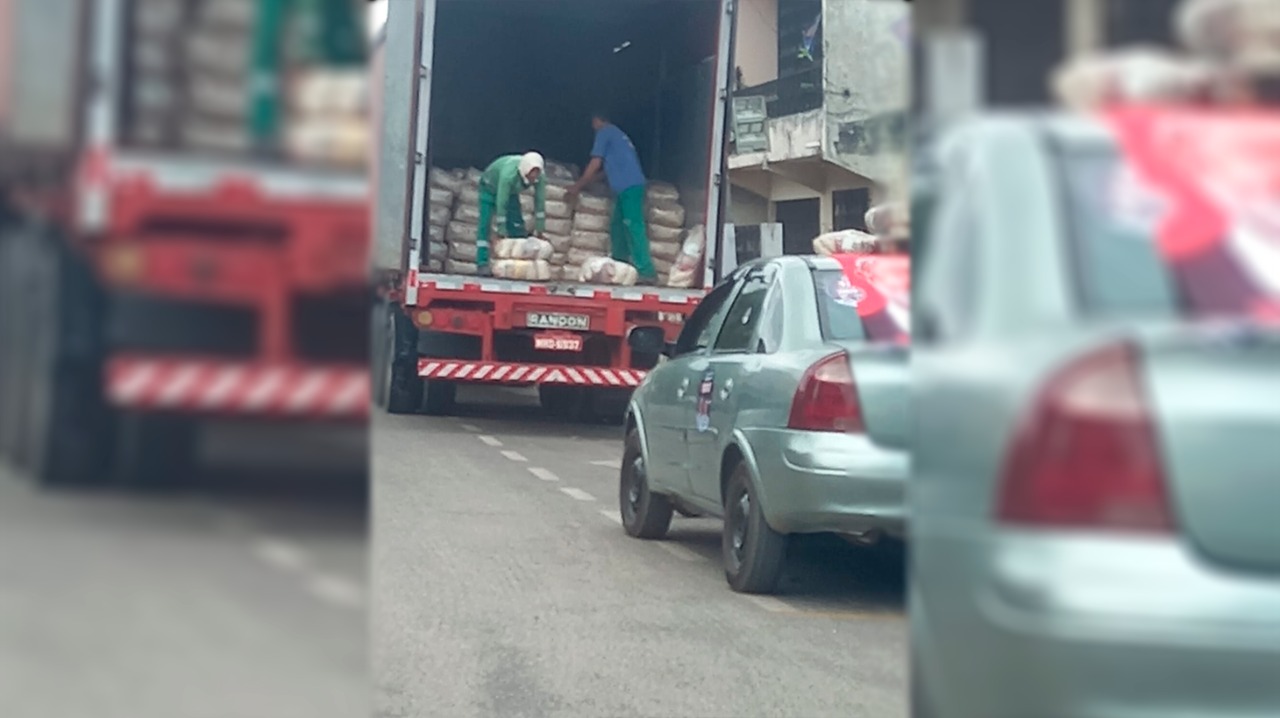 Crime Eleitoral: Justiça apreende carreta com 5 mil cestas básicas no Pará