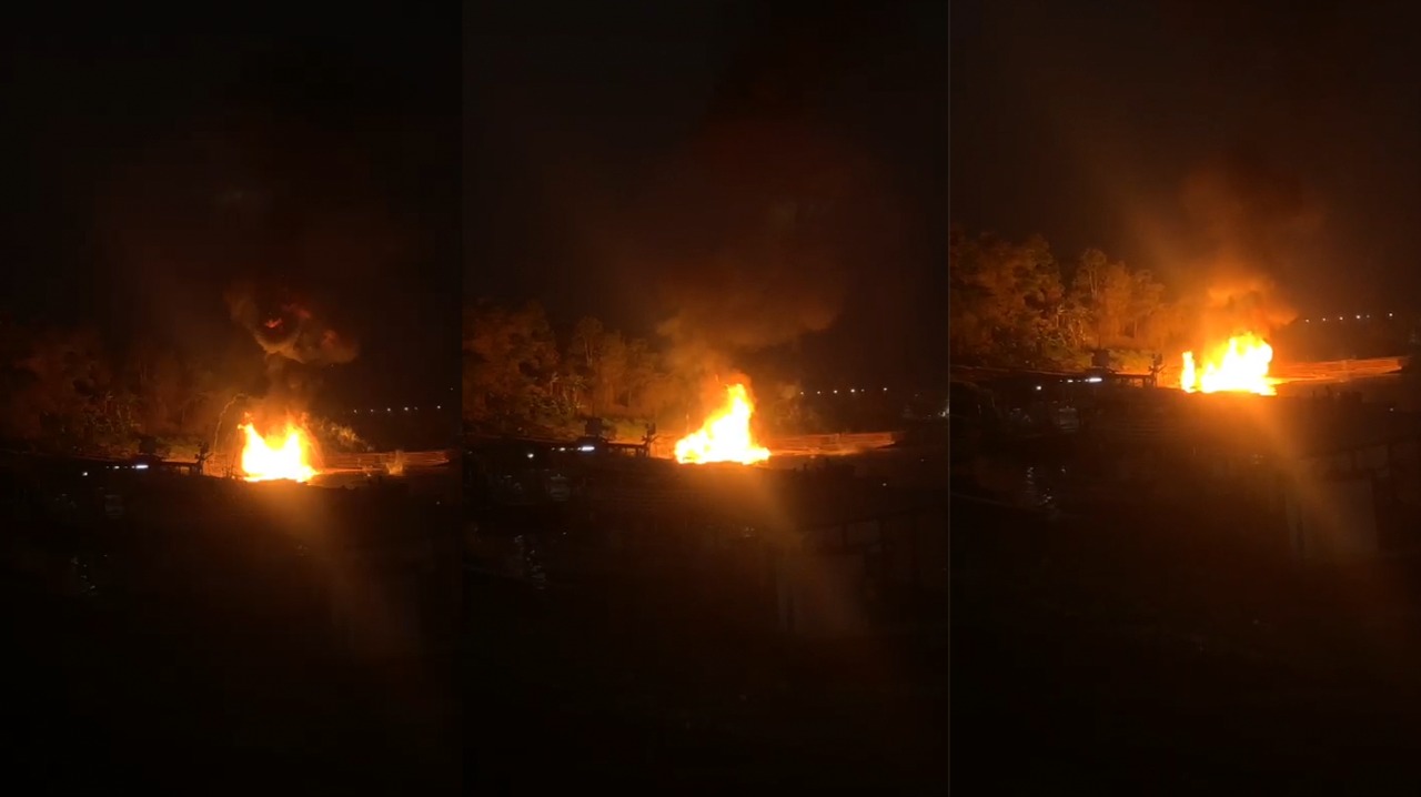 Embarcação que transportava combustíveis explode no Porto de Itacoatiara, no AM