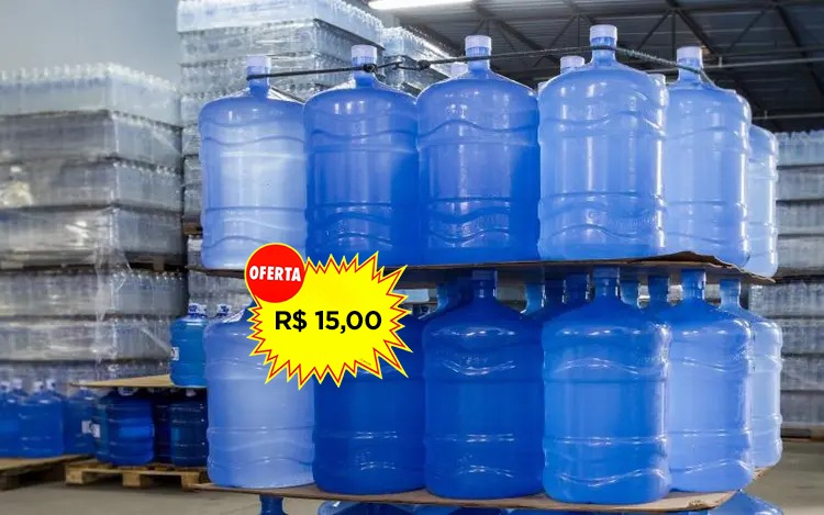 The mineral water, which used to be sold for R$ 10, is now sold for R$ 15 (Release)