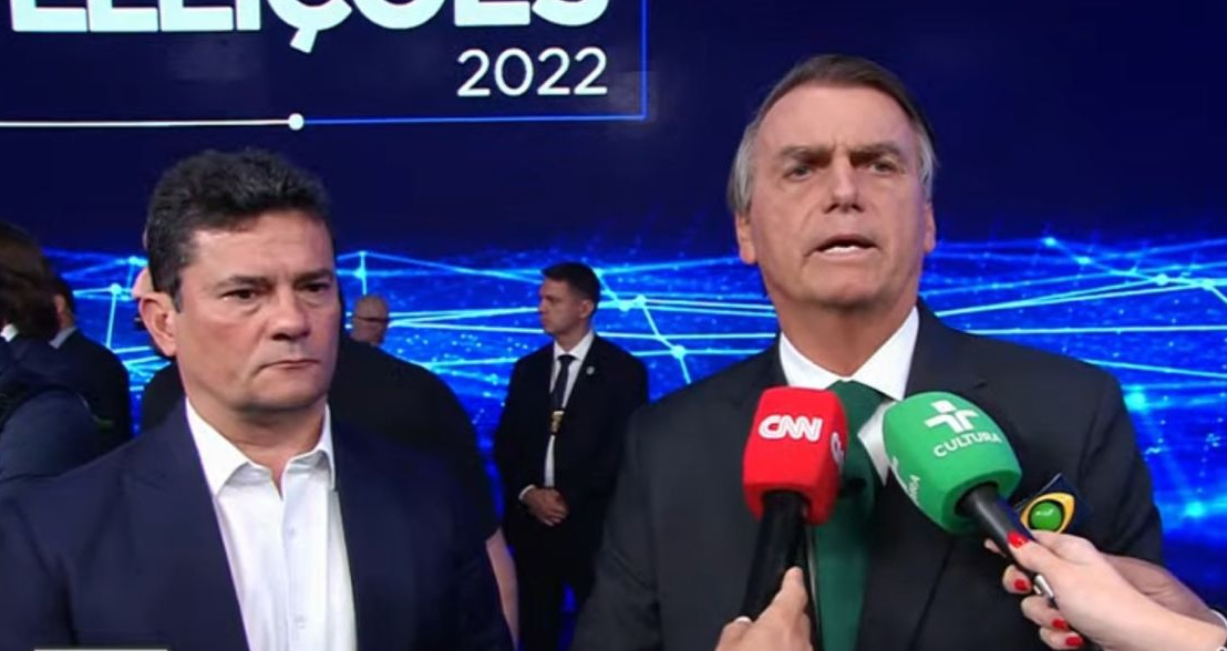 Eleições 2022: Sergio Moro acompanha e orienta Jair Bolsonaro em debate neste domingo