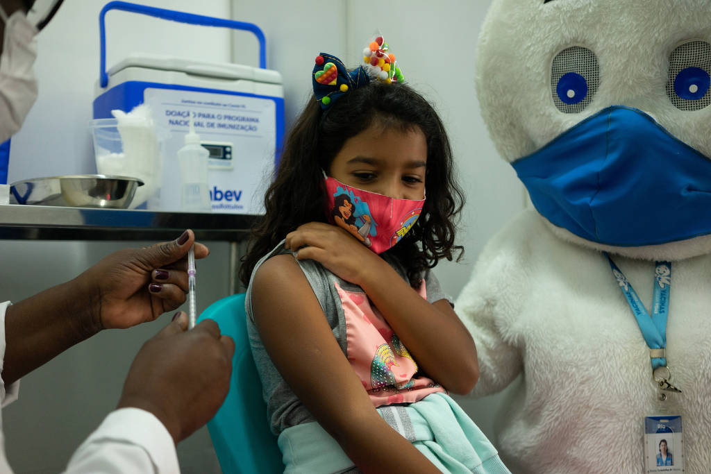 Covid-19: apenas uma em cada dez crianças de 3 e 4 anos recebeu a primeira dose da vacina no Brasil