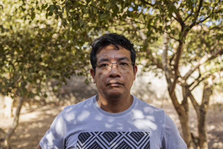 Ianukula Kaiabi Suiá, presidente da Atix (Associação Terra Indigena do Xingu) (Lalo de Almeida/ Folhapress)