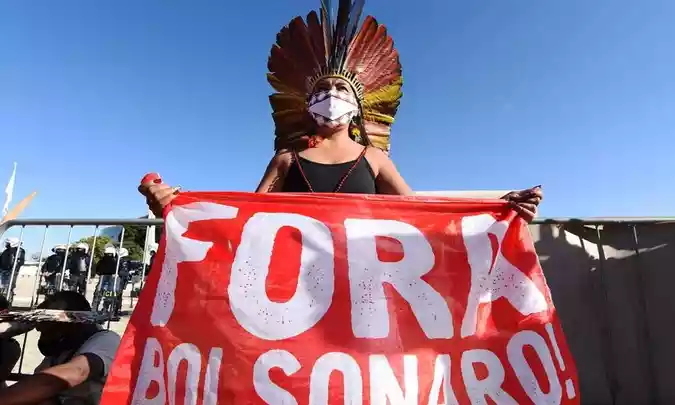 At COP27, indigenous women protest against Bolsonaro and criticise ‘relatives’ aligned with government