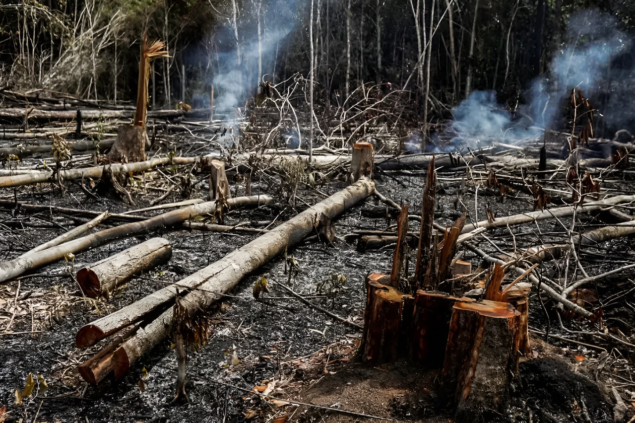 Amazônia registra pior desmatamento da série histórica em outubro, segundo Inpe