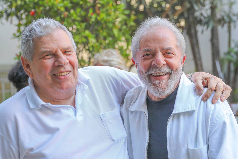 Genival Inácio da Silva, o Vavá, em foto com o irmão Lula - Ricardo Stuckert/Divulgação