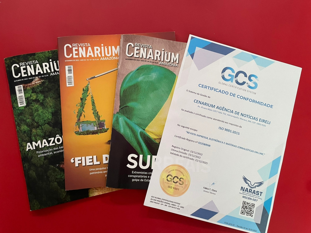 CENARIUM becomes the first news magazine certified with ISO 9001; standard aims to consolidate technical journalism