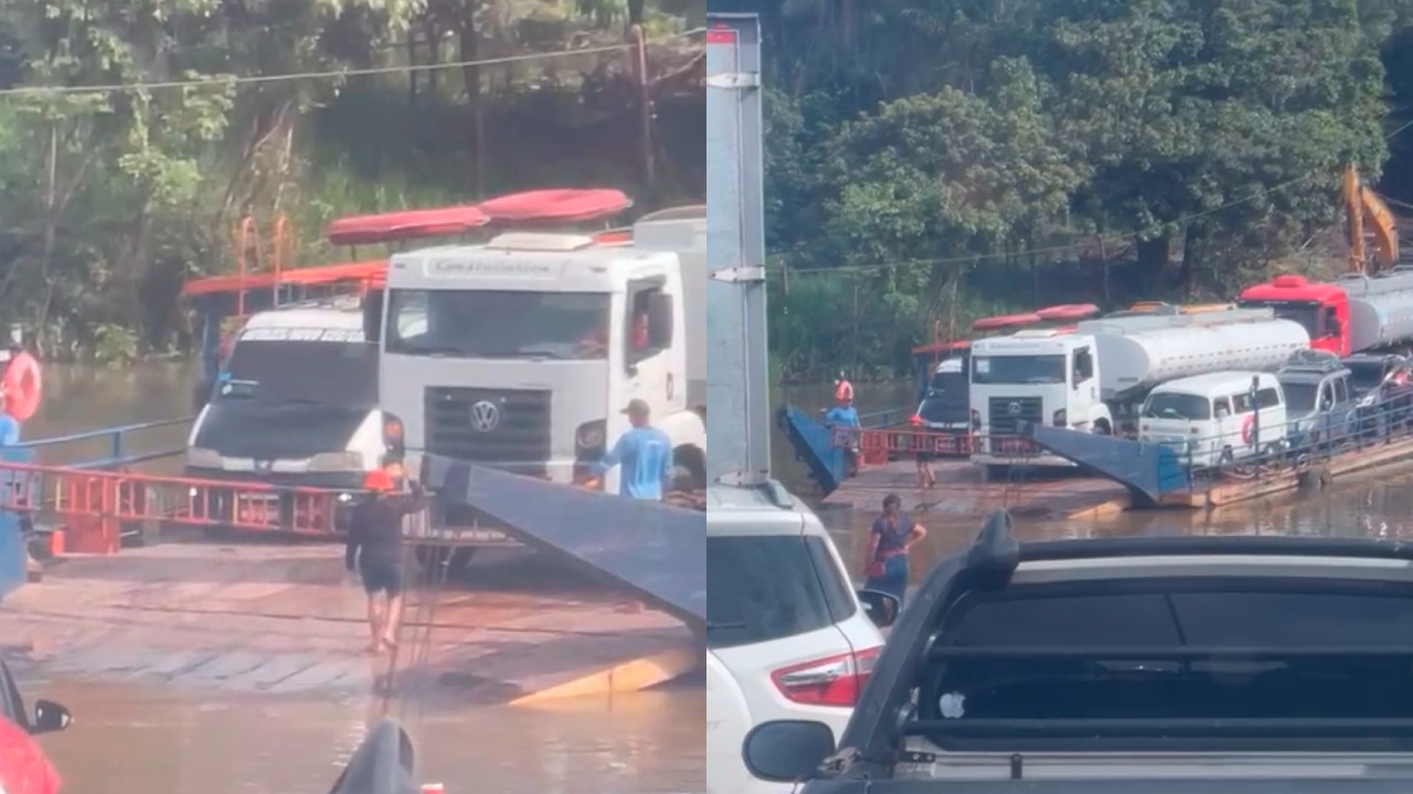 BR-319: cheia dos rios no Amazonas causa transtorno em trecho de ponte que desabou