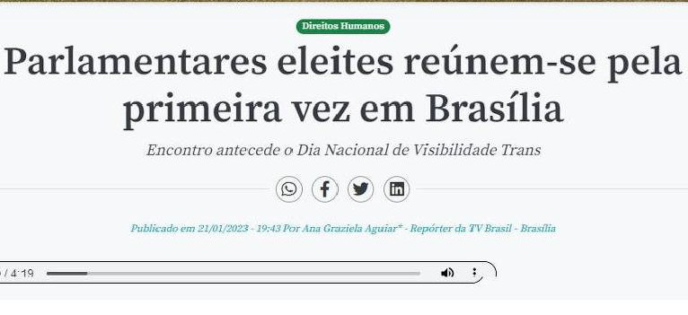Do governo federal, Agência Brasil publica matéria com linguagem neutra