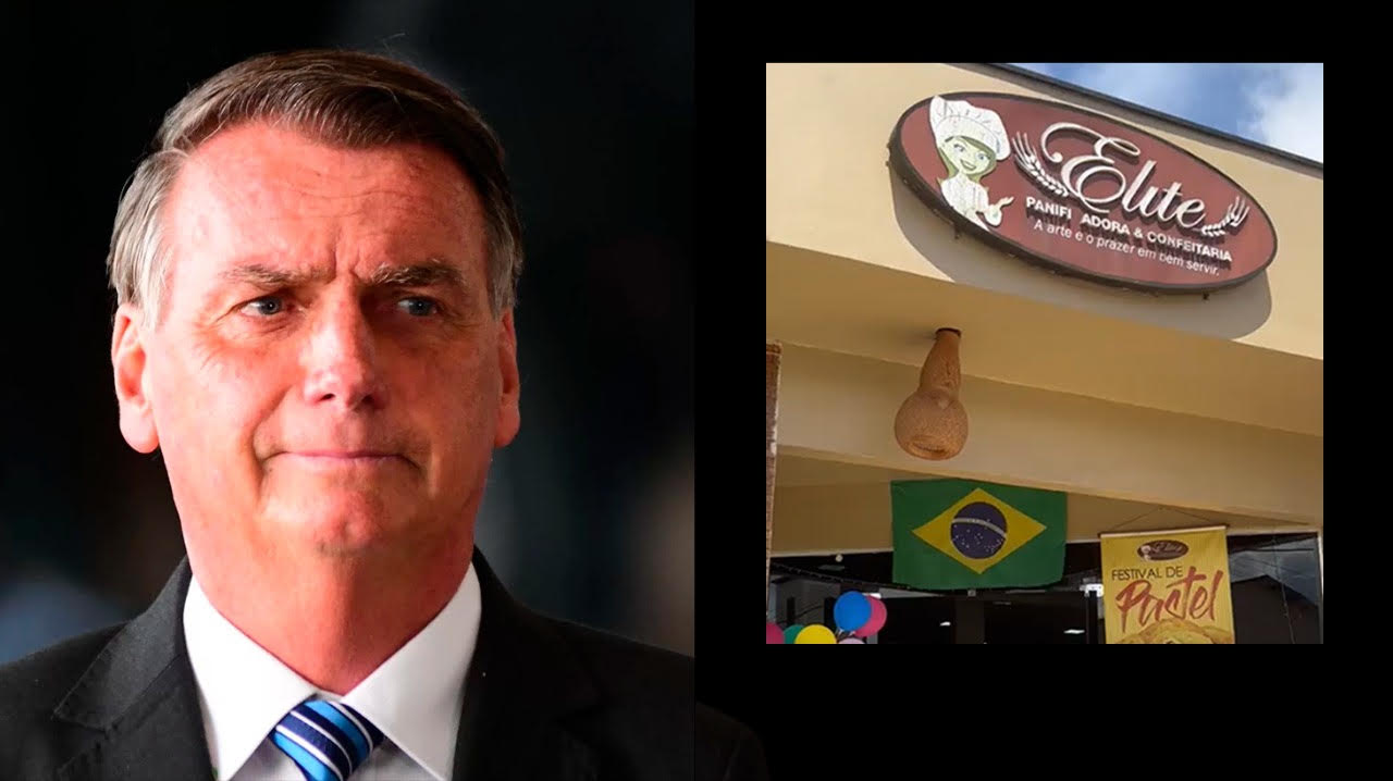 Jair Bolsonaro e a padaria bolsonarista: R$ 23 mil pagos no cartão corporativo em um dia (Reprodução)