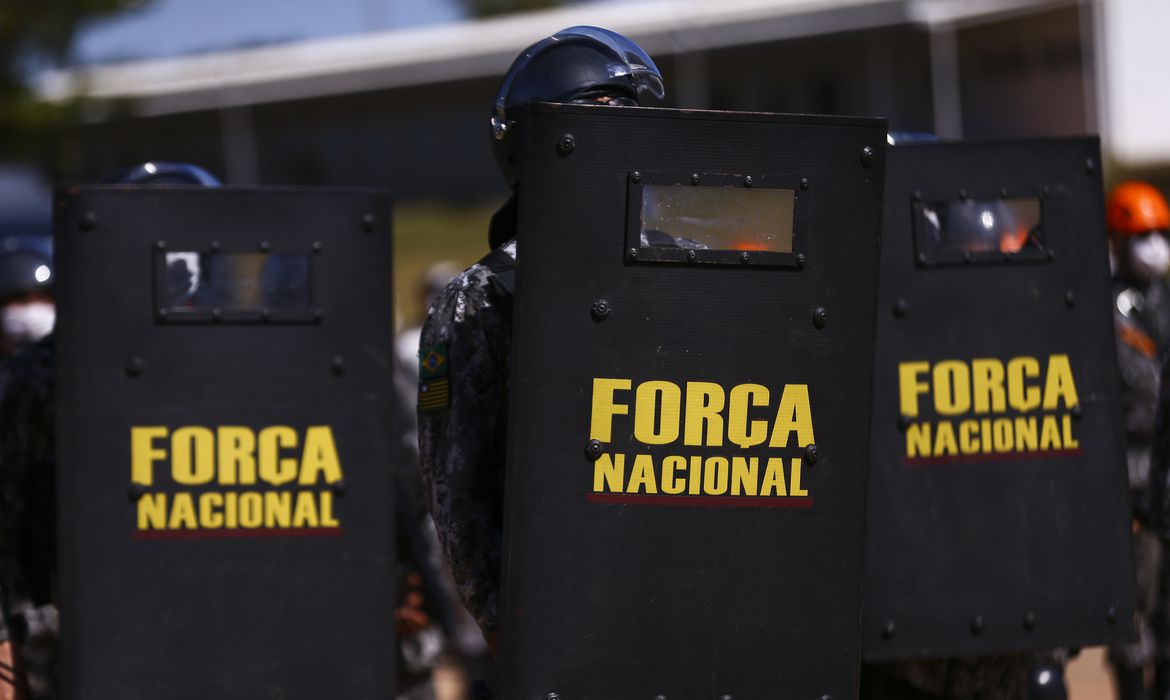 National Force agents (Marcelo Camargo/Agência Brasil)