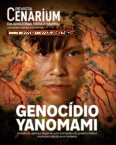 Cover of June 2021 issue of CENARIUM MAGAZINE (Reproduction)