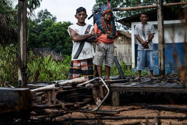 Crime, cometido em 2014, em vingança pela morte de um dos caciques da etnia, vitimou o técnico da Eletrobrás Aldeney Salvador, o professor Stef Pinheiro e o comerciante Luciano Freire (Gabriel Bicho/Mídia Ninja)