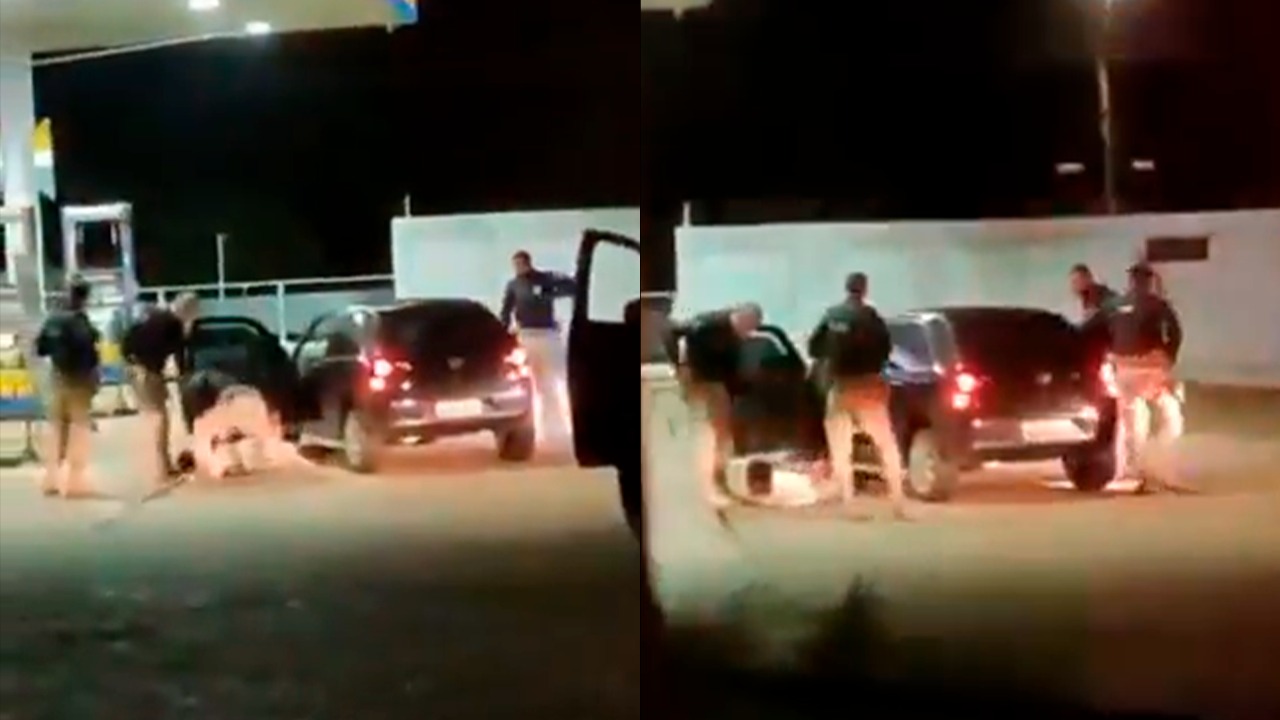 No Tocantins, Polícia Rodoviária Federal afasta agentes flagrados agredindo homem negro