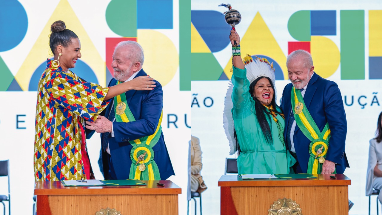 Ministras da Igualdade Racial e dos Povos Indígenas tomam posse nesta quarta-feira